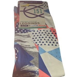 One5one multicolor capri leggings